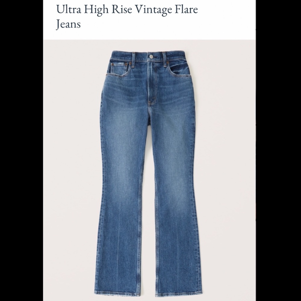 NWT❗️A&F Ultra High Rise Vintage Flare Jeans - Picture 1 of 11